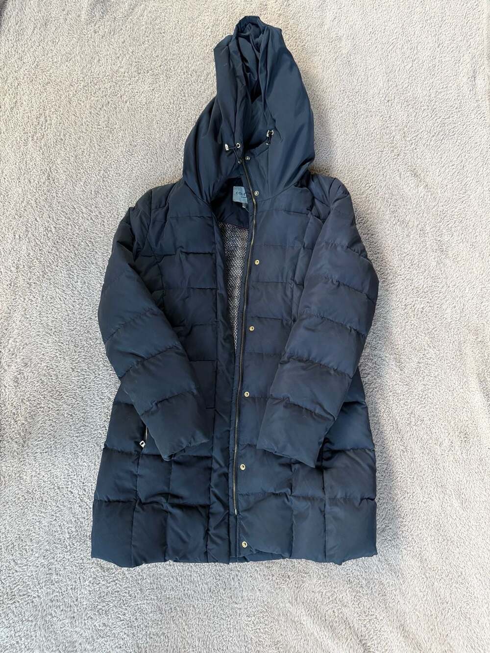 🧥 Cole Haan Signature Navy Down Puffer Coat - M